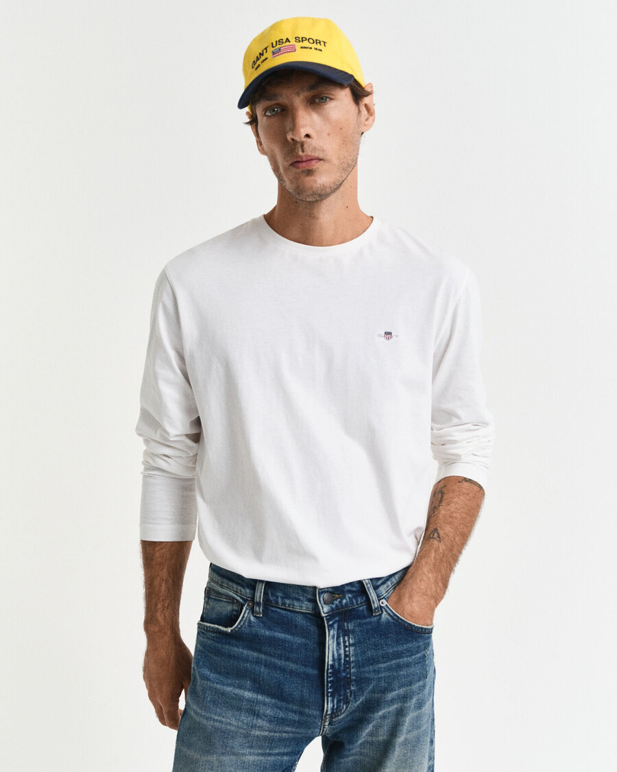 camiseta de manga larga shield - cáscara de huevo