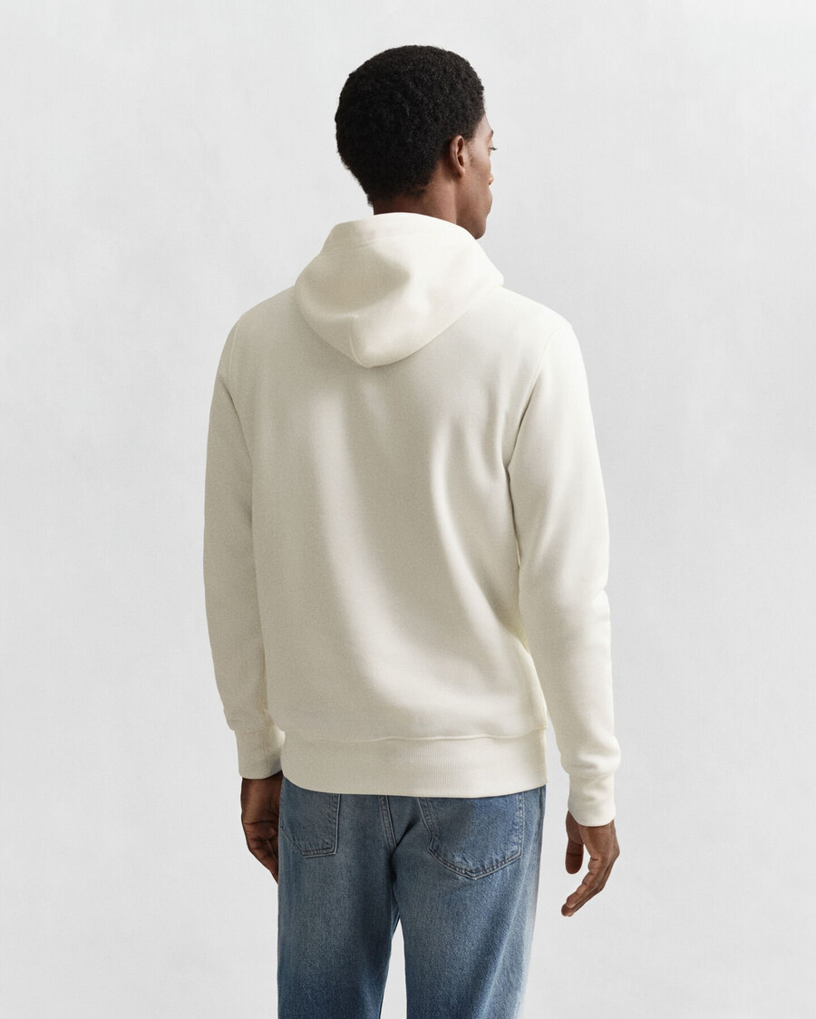 sudadera con capucha shield - cáscara de huevo