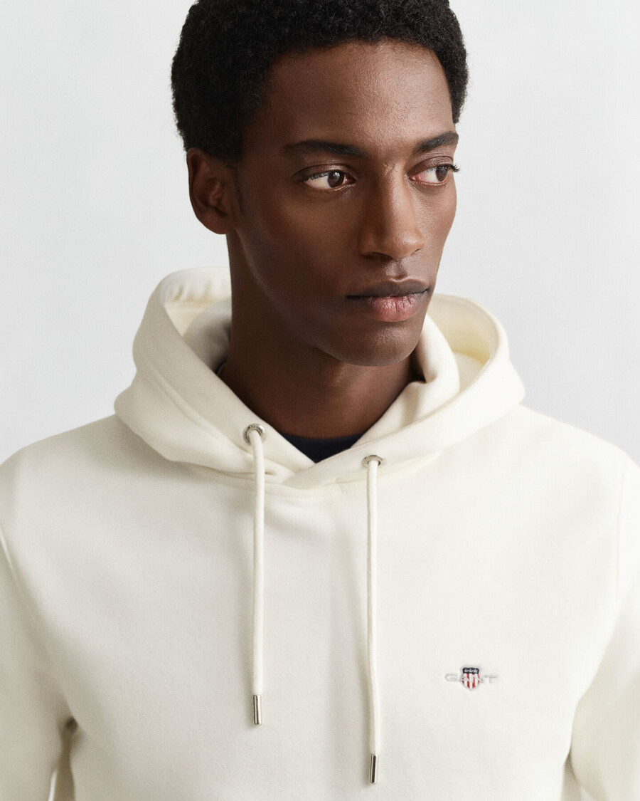 sudadera con capucha shield - cáscara de huevo
