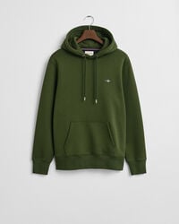 sudadera con capucha shield - verde campestre