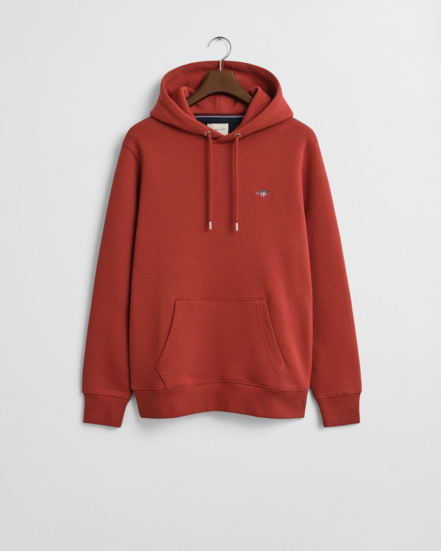 sudadera con capucha shield - modern rust