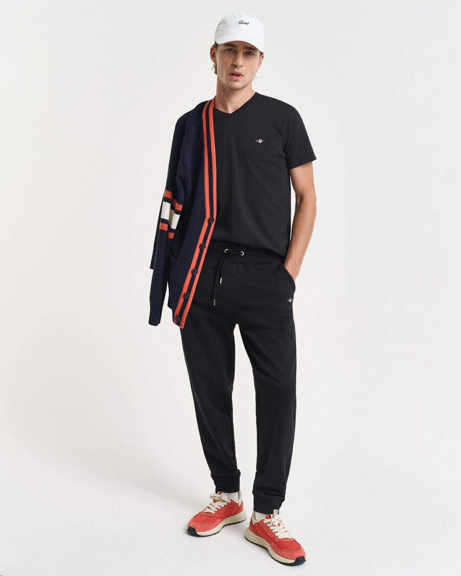 pantalones deportivos shield - negro