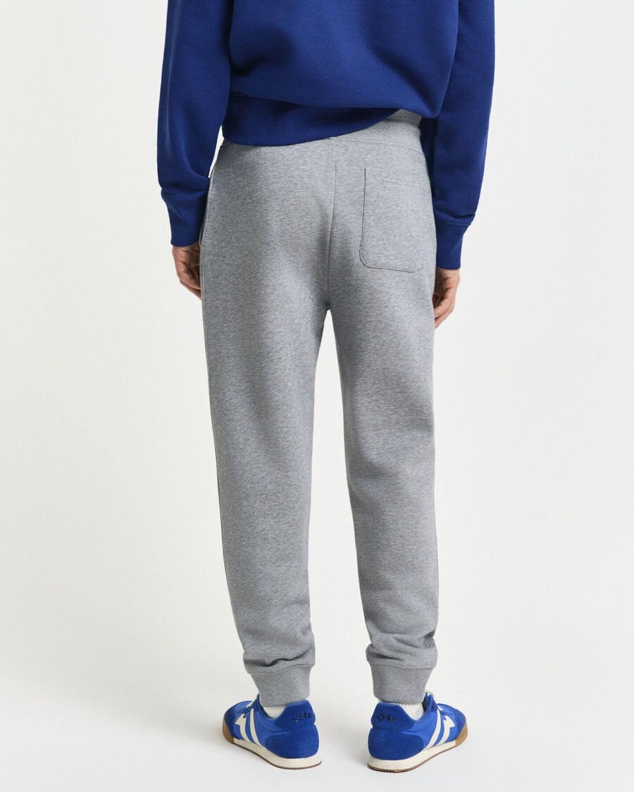 pantalones deportivos shield - gris jaspeado