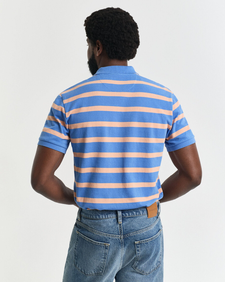 polo de rayas - azul perfecto