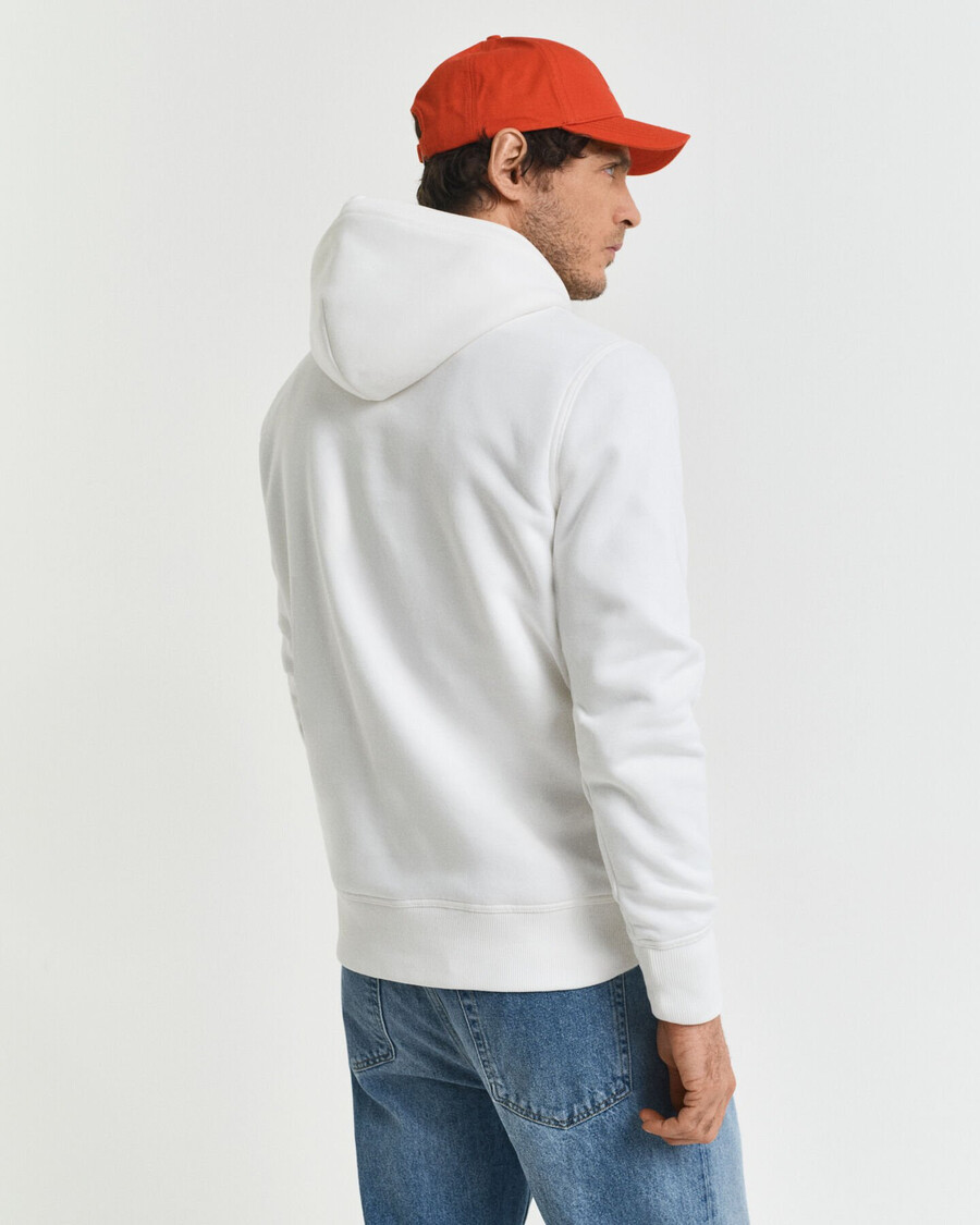 sudadera con capucha archive shield - cáscara de huevo