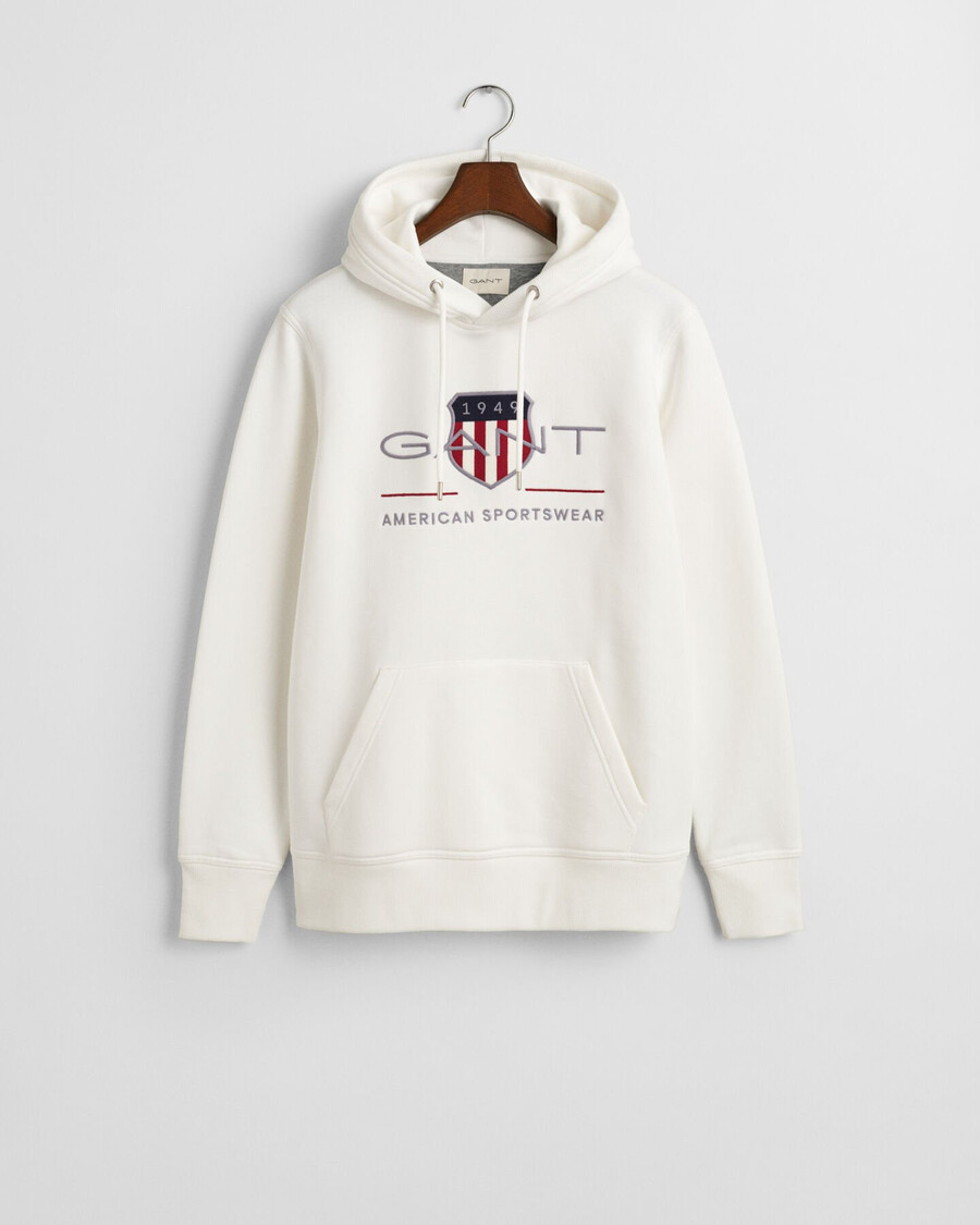 sudadera con capucha archive shield - cáscara de huevo