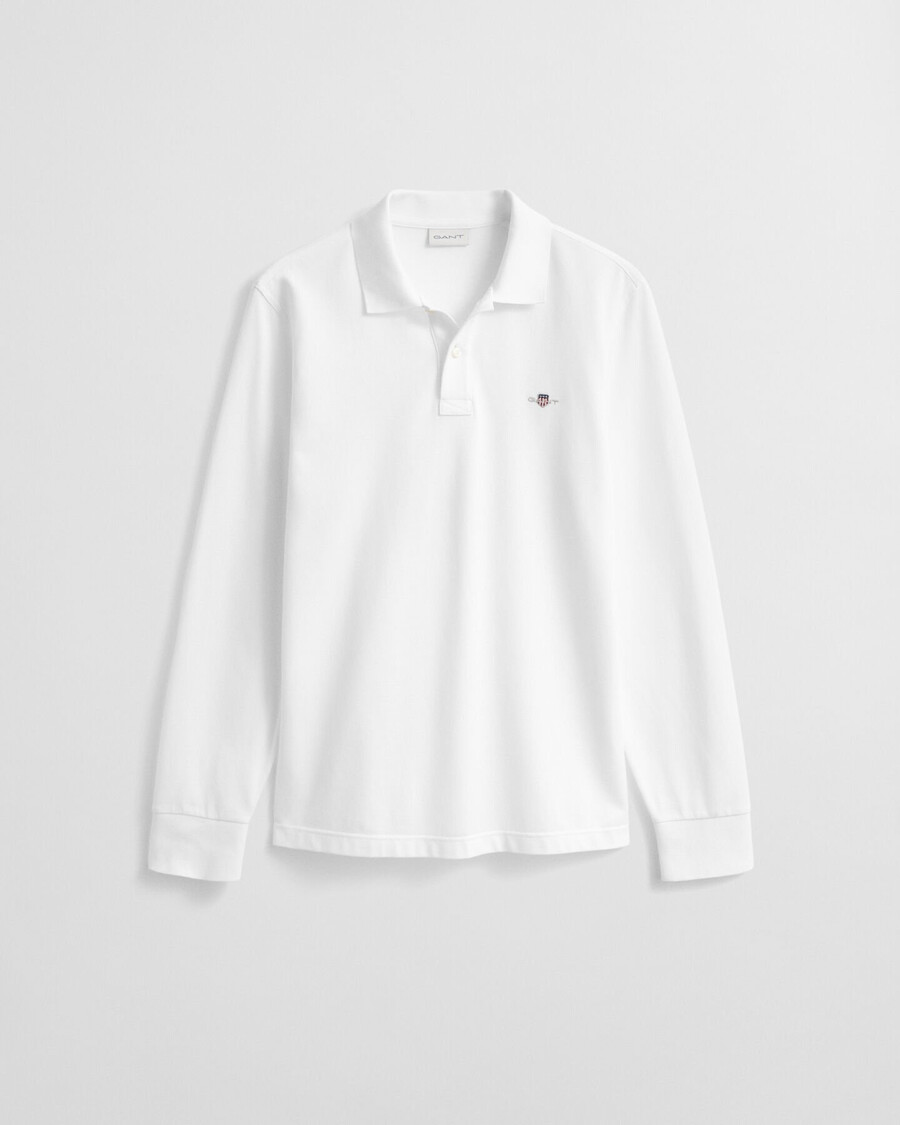 shield piqué rugger - blanco