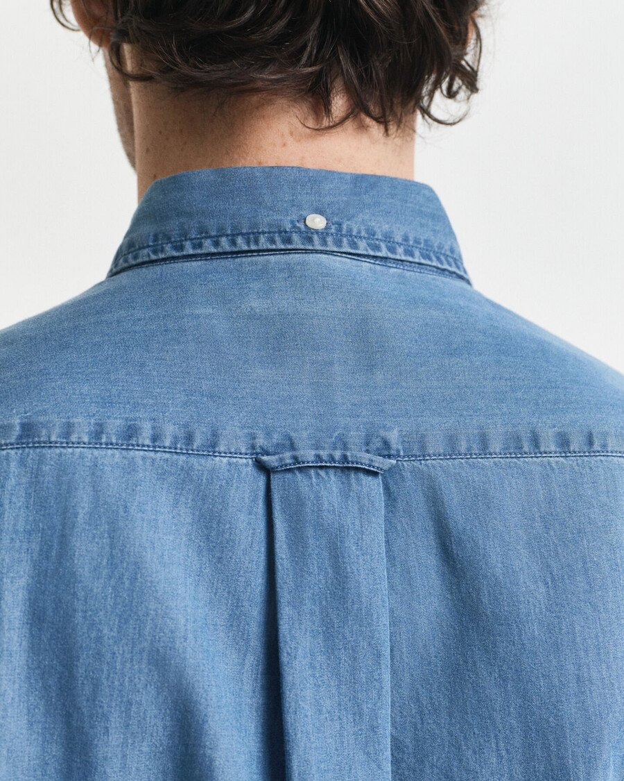 camisa Índigo de corte regular - azul semiclaro