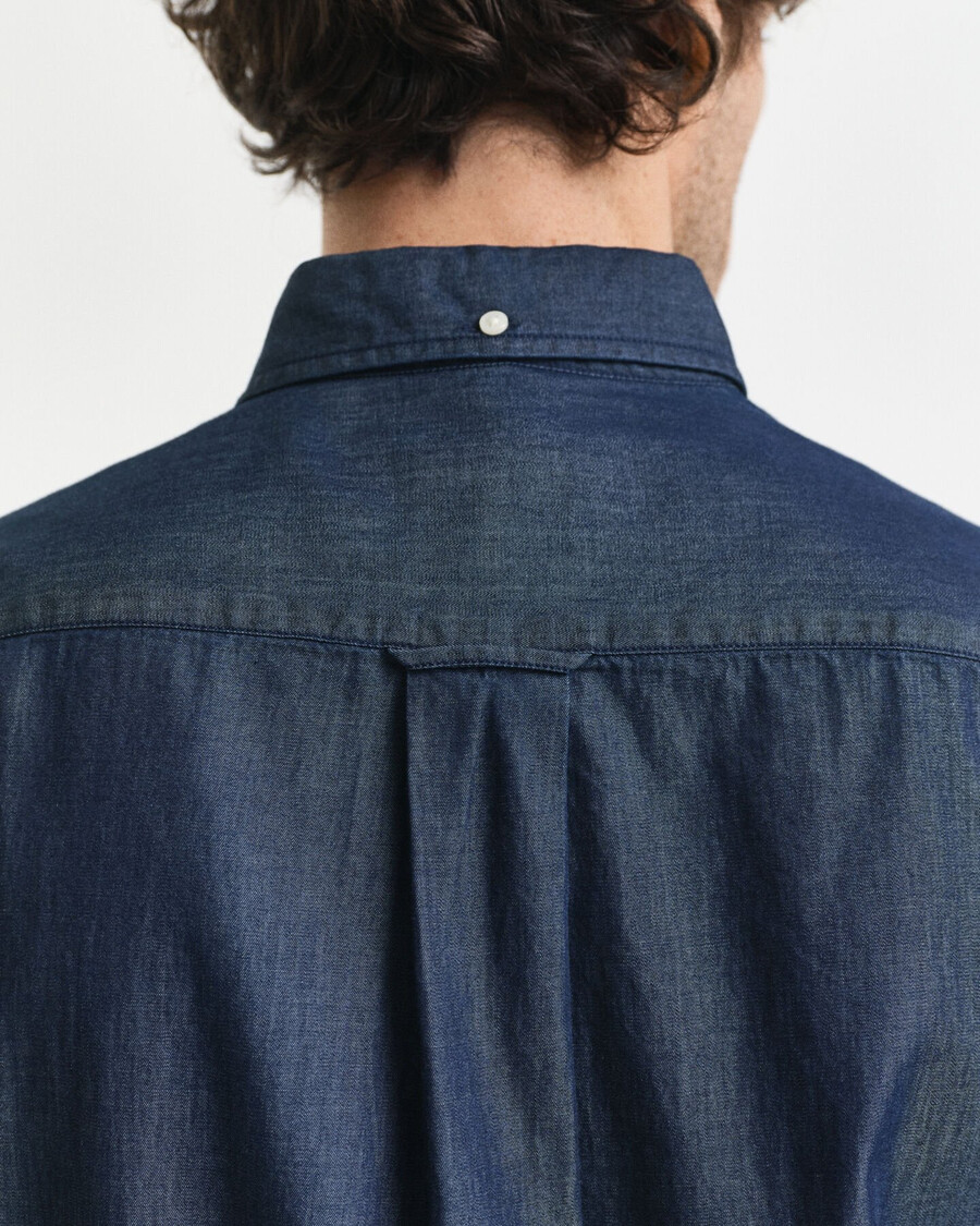 camisa Índigo de corte regular - Índigo oscuro