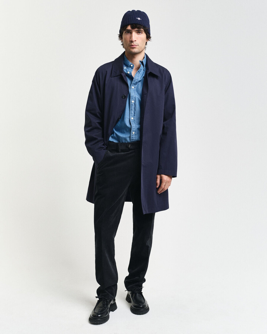 camisa Índigo de corte entallado - azul semiclaro