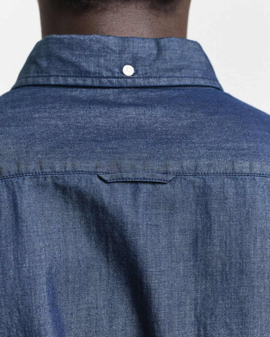 camisa Índigo de corte entallado - Índigo oscuro