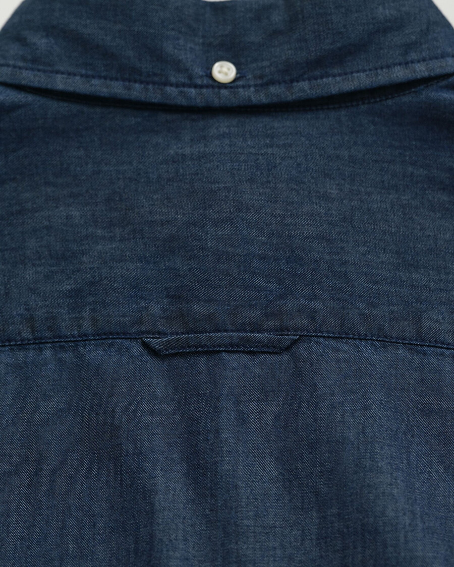 camisa Índigo de corte entallado - Índigo oscuro