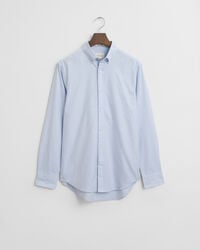 camisa oxford pinpoint de corte regular - azul claro