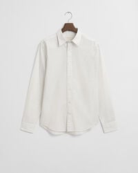 camisa con microestampado de corte regular - cáscara de huevo