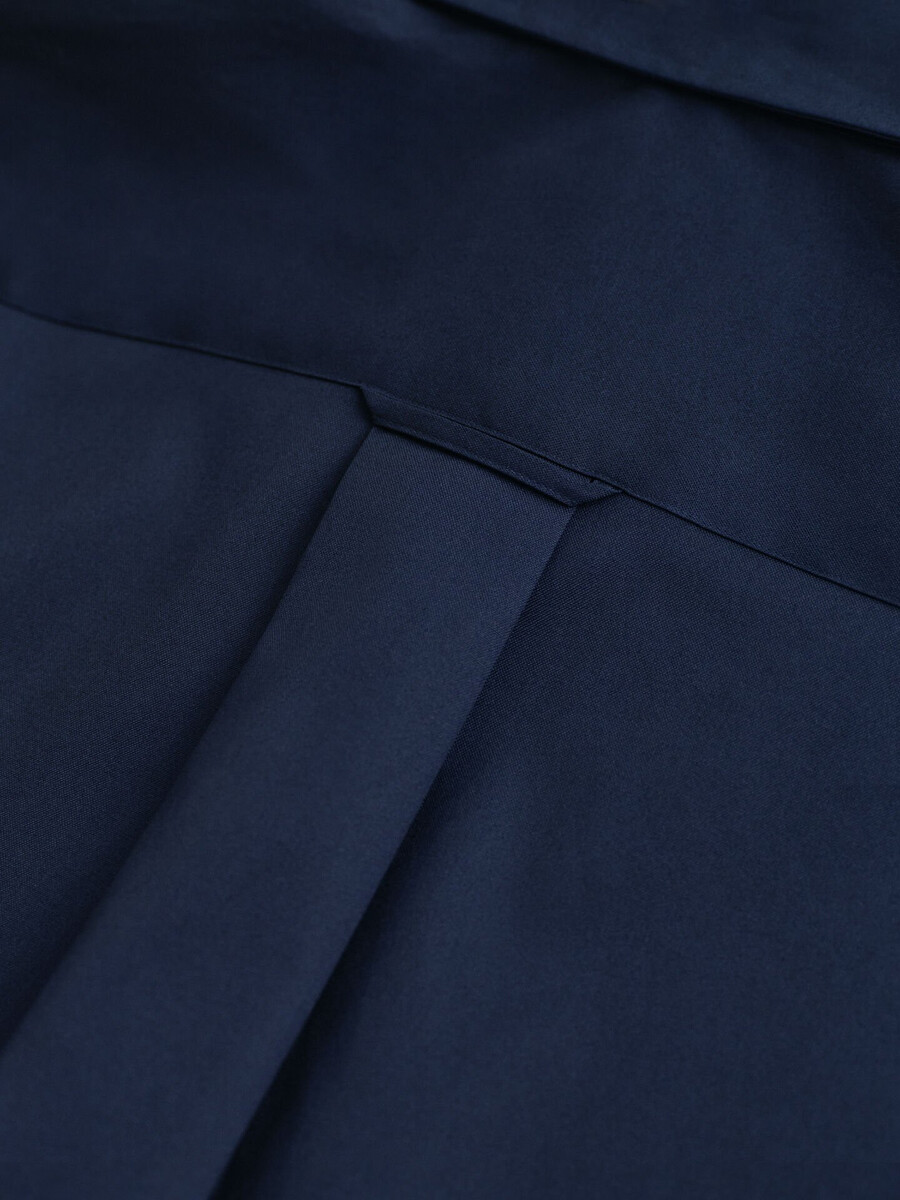 camisa oxford pinpoint de corte regular - azul marino