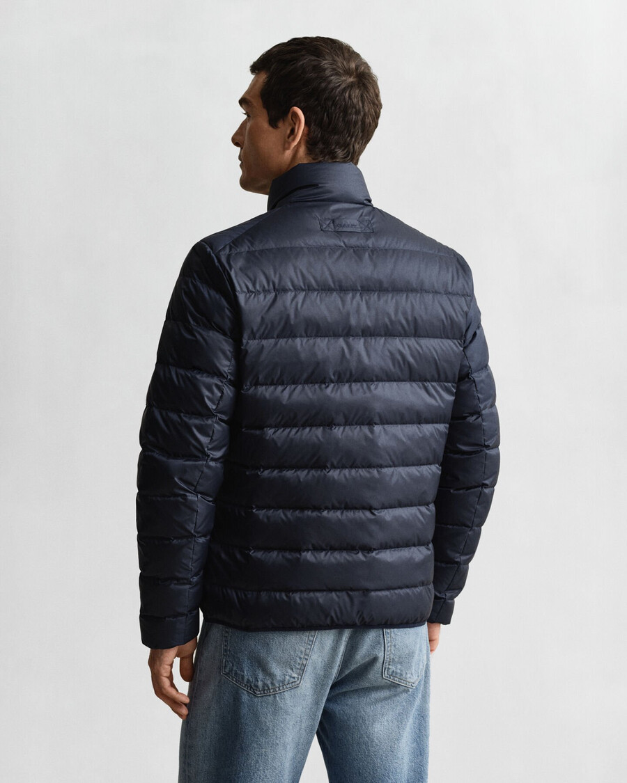 chaqueta ligera de plumas - azul noche