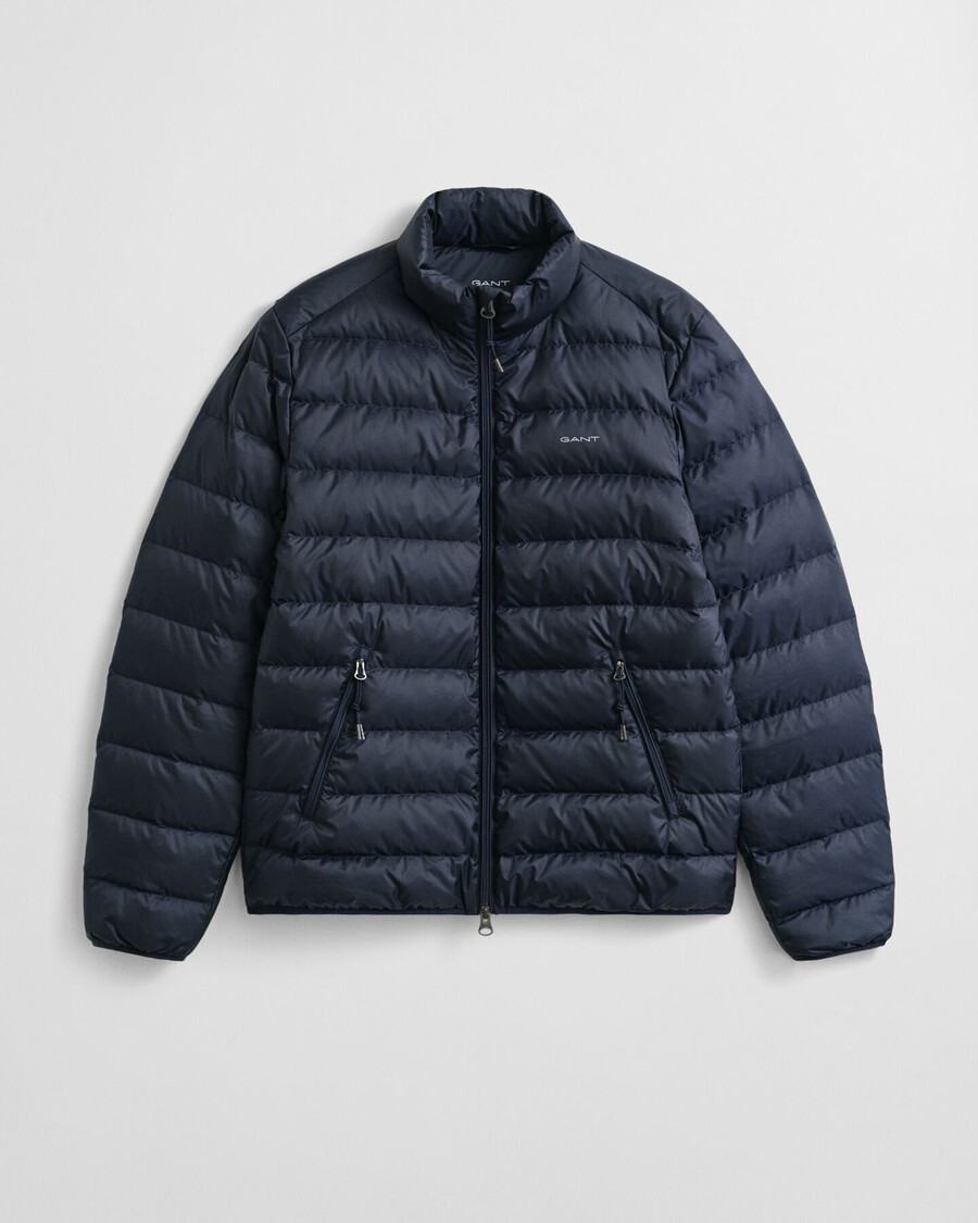 chaqueta ligera de plumas - azul noche