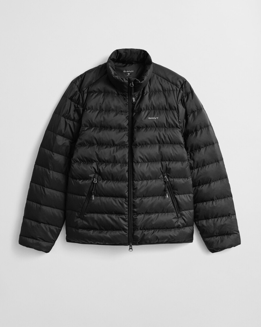 chaqueta ligera de plumas - negra