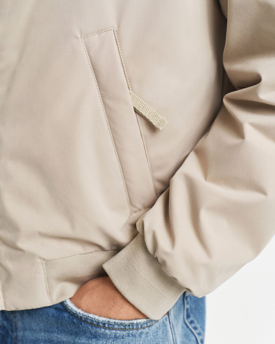 chaqueta hampshire acolchada - beige hormigón