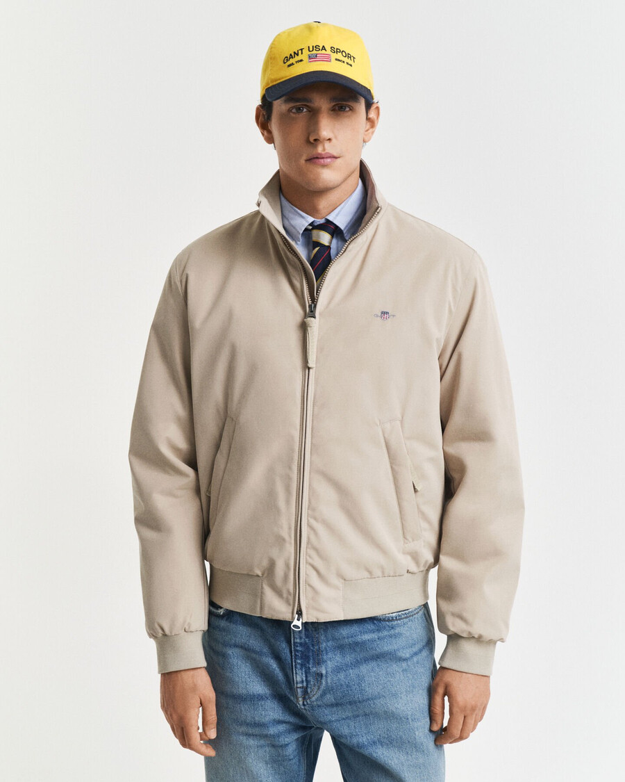 chaqueta hampshire acolchada - beige hormigón