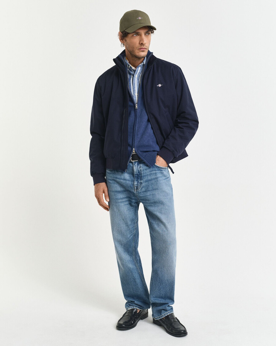 chaqueta hampshire acolchada - azul noche