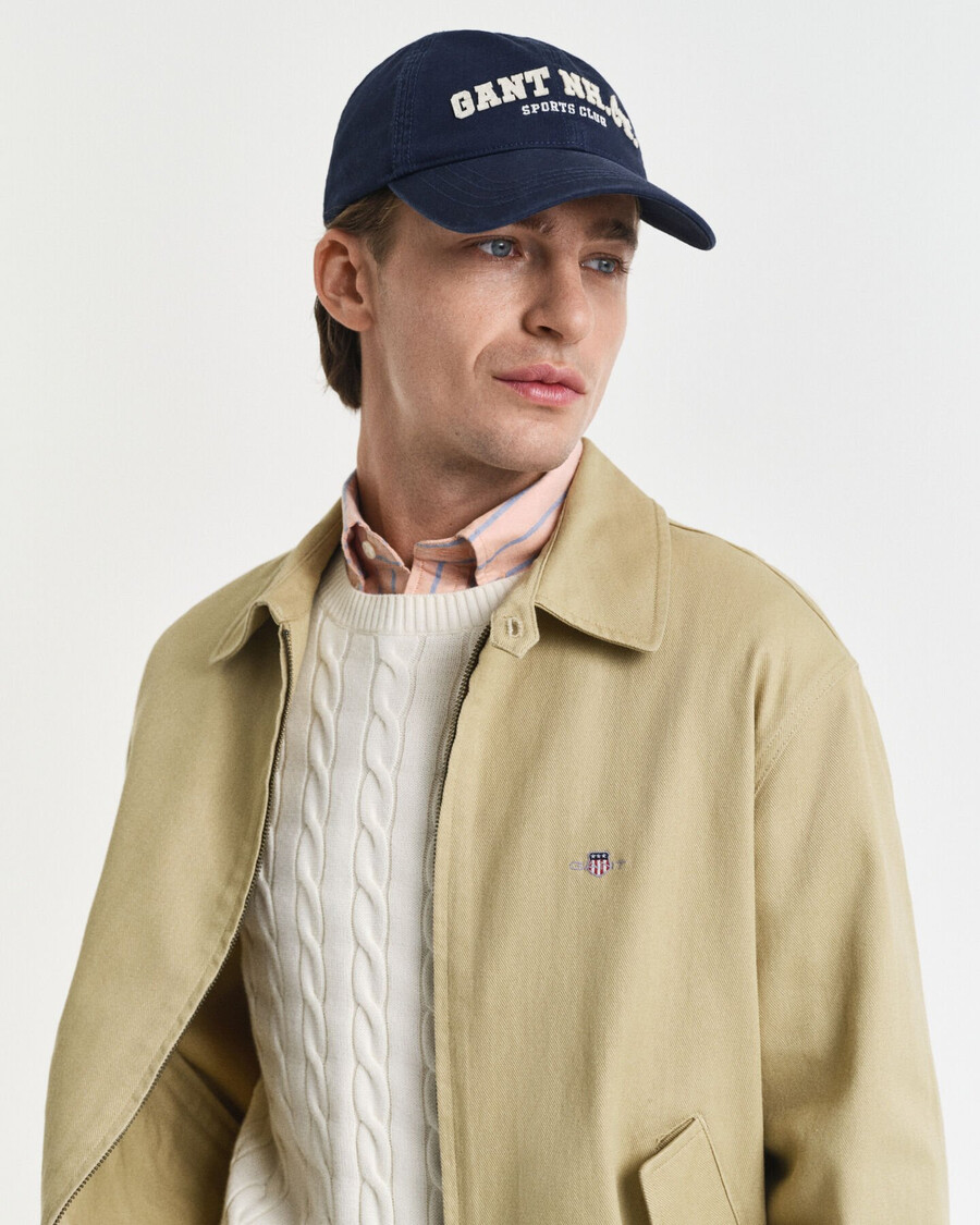 chaqueta de sarga de algodón - beige amaderado