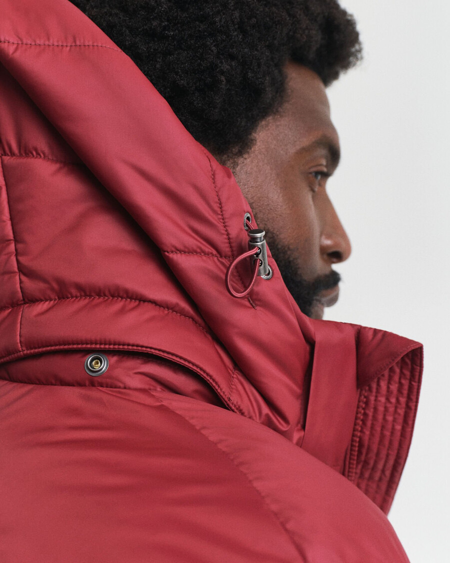 chaqueta active cloud - plumped red