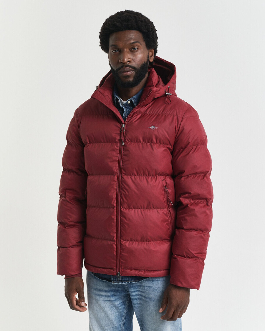 chaqueta active cloud - plumped red