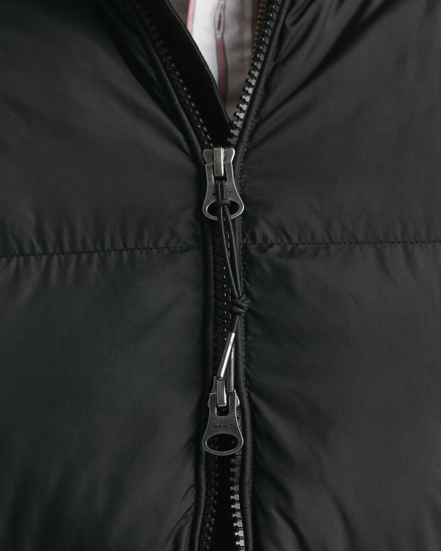 chaqueta active cloud de longitud media - negra