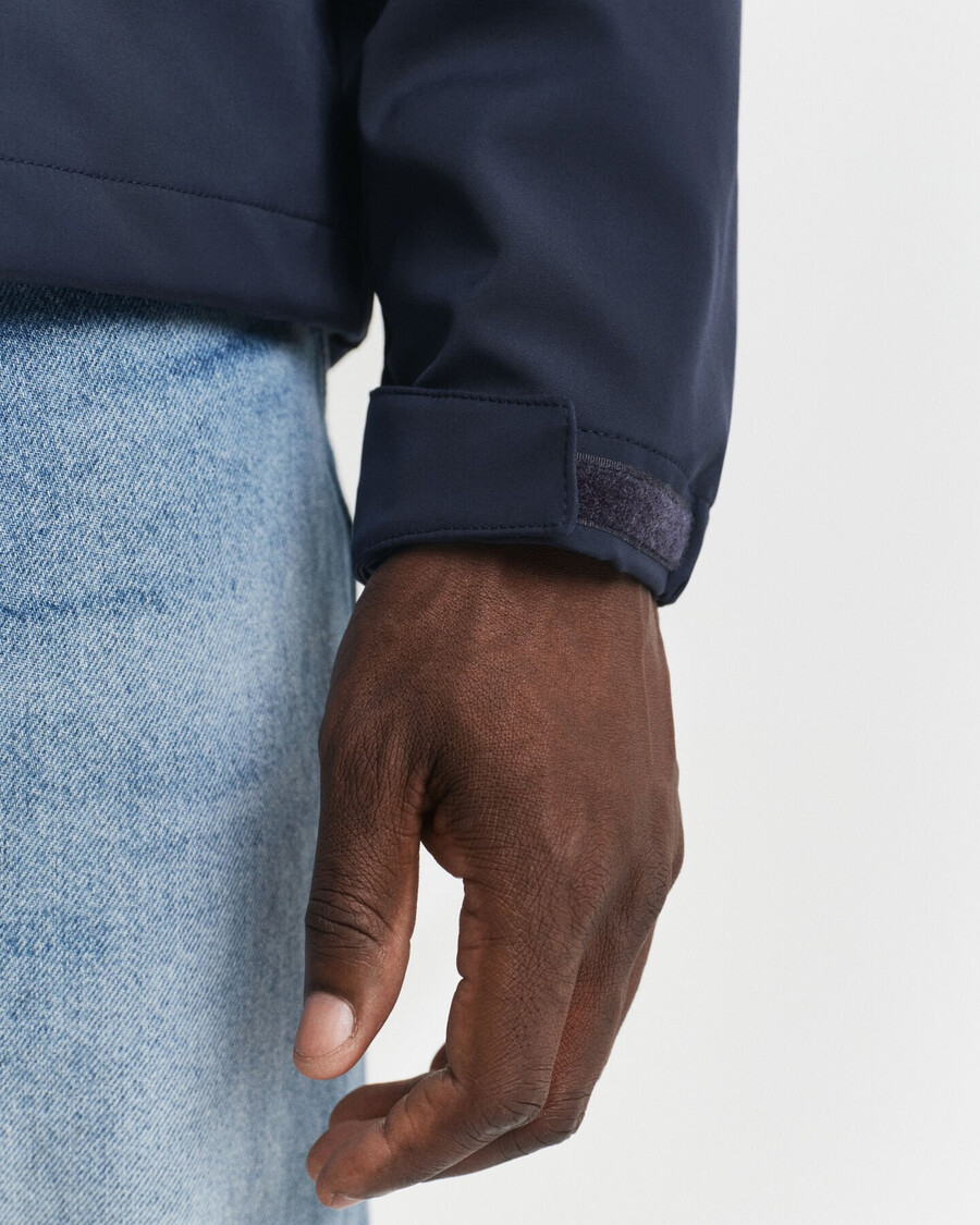 chaqueta soft shell - azul noche