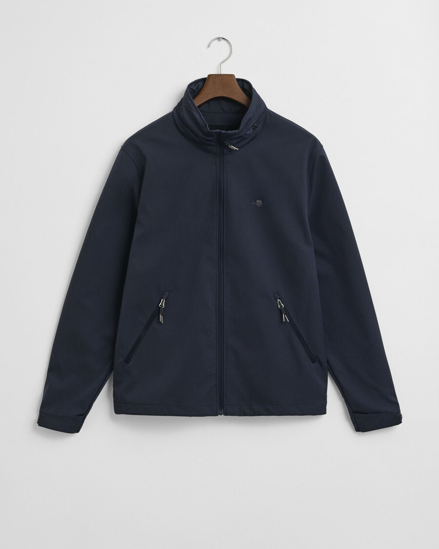 chaqueta soft shell - azul noche