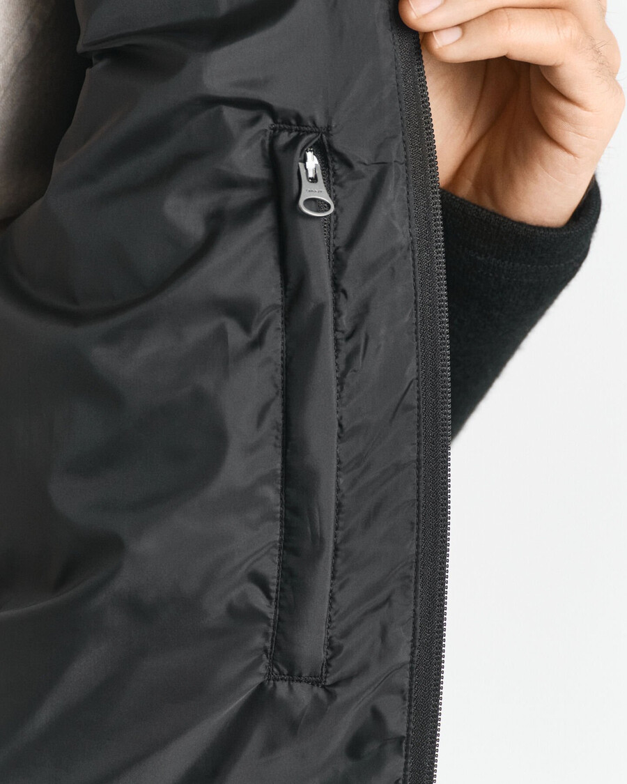 chaqueta de técnica mixta - negra