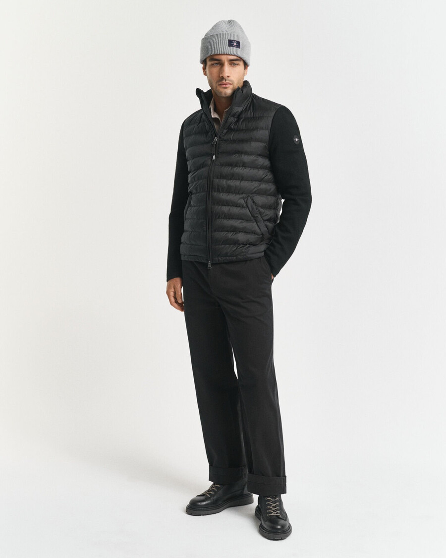 chaqueta de técnica mixta - negra