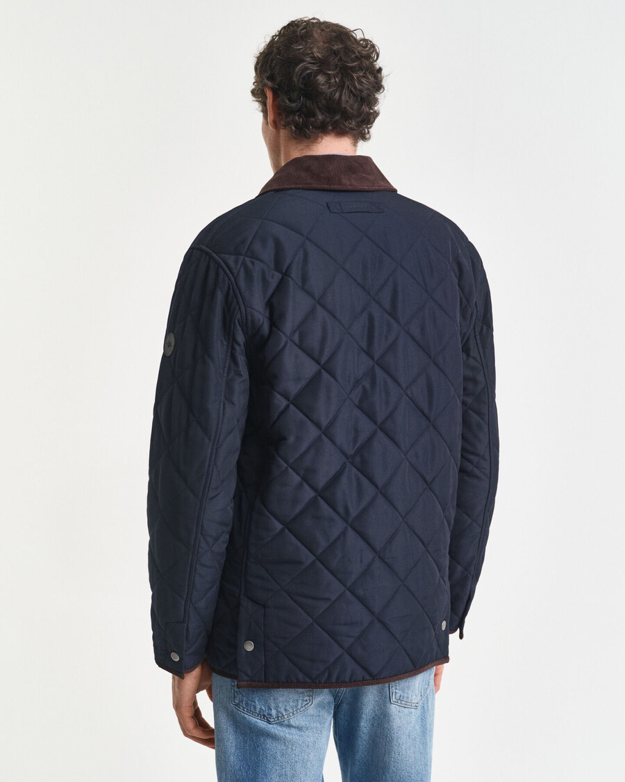 chaqueta acolchada - azul noche