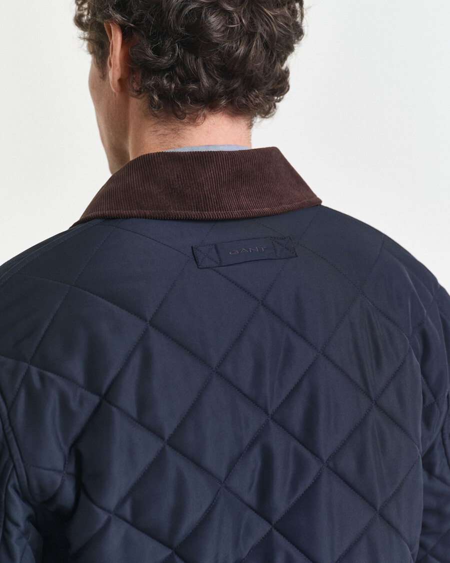 chaqueta acolchada - azul noche