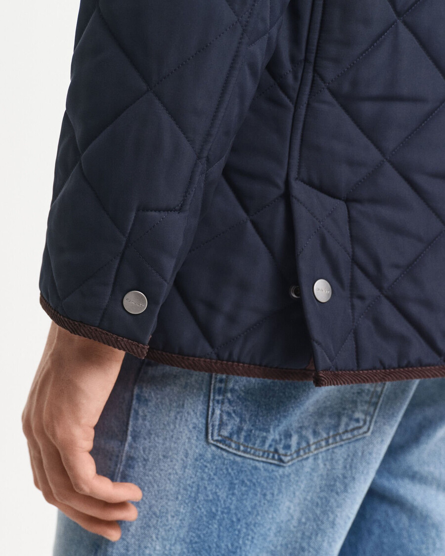chaqueta acolchada - azul noche