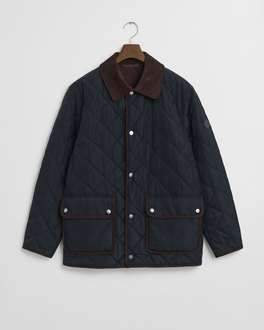 chaqueta acolchada - azul noche