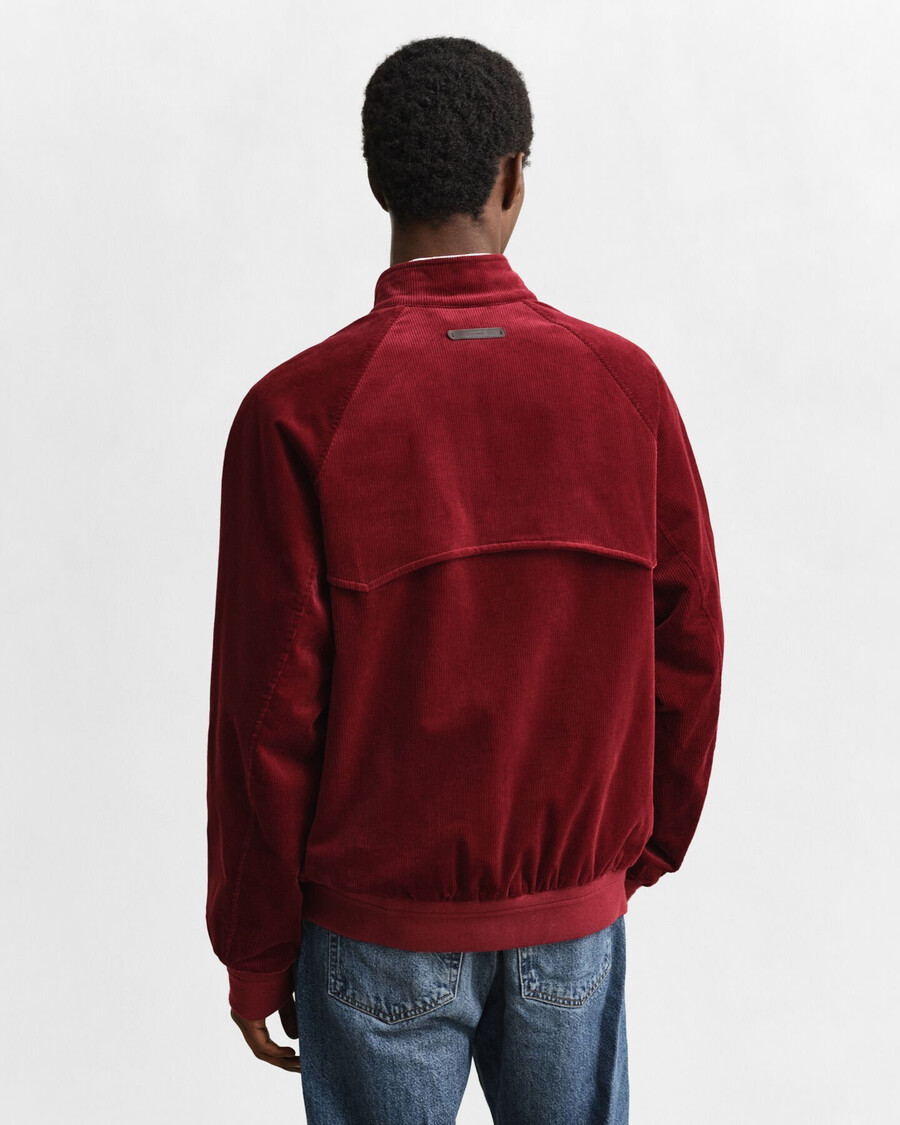chaqueta harrington de pana - plumped red