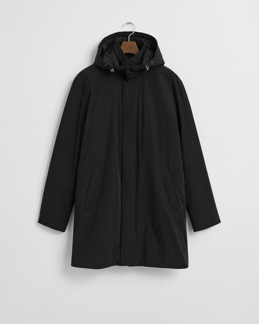 abrigo acolchado para coche - negro