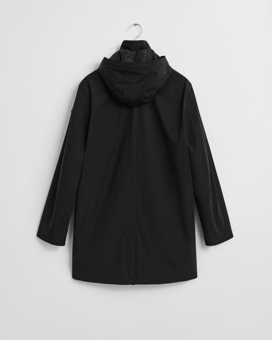 abrigo acolchado para coche - negro