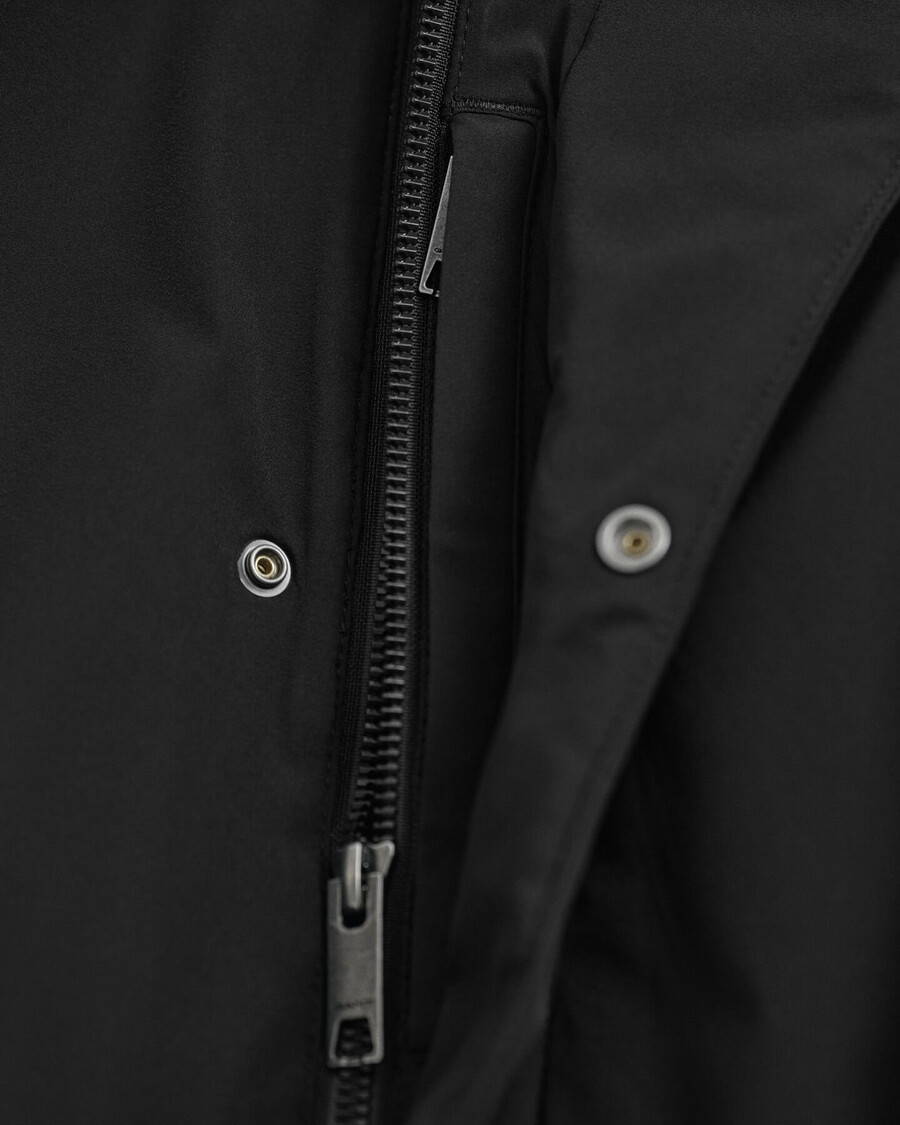 abrigo acolchado para coche - negro