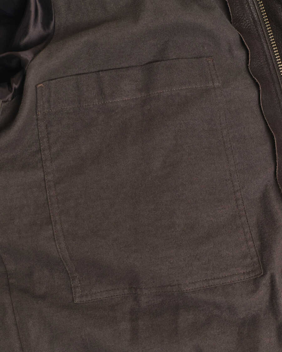 chaqueta decker de nobuk - marrón desierto