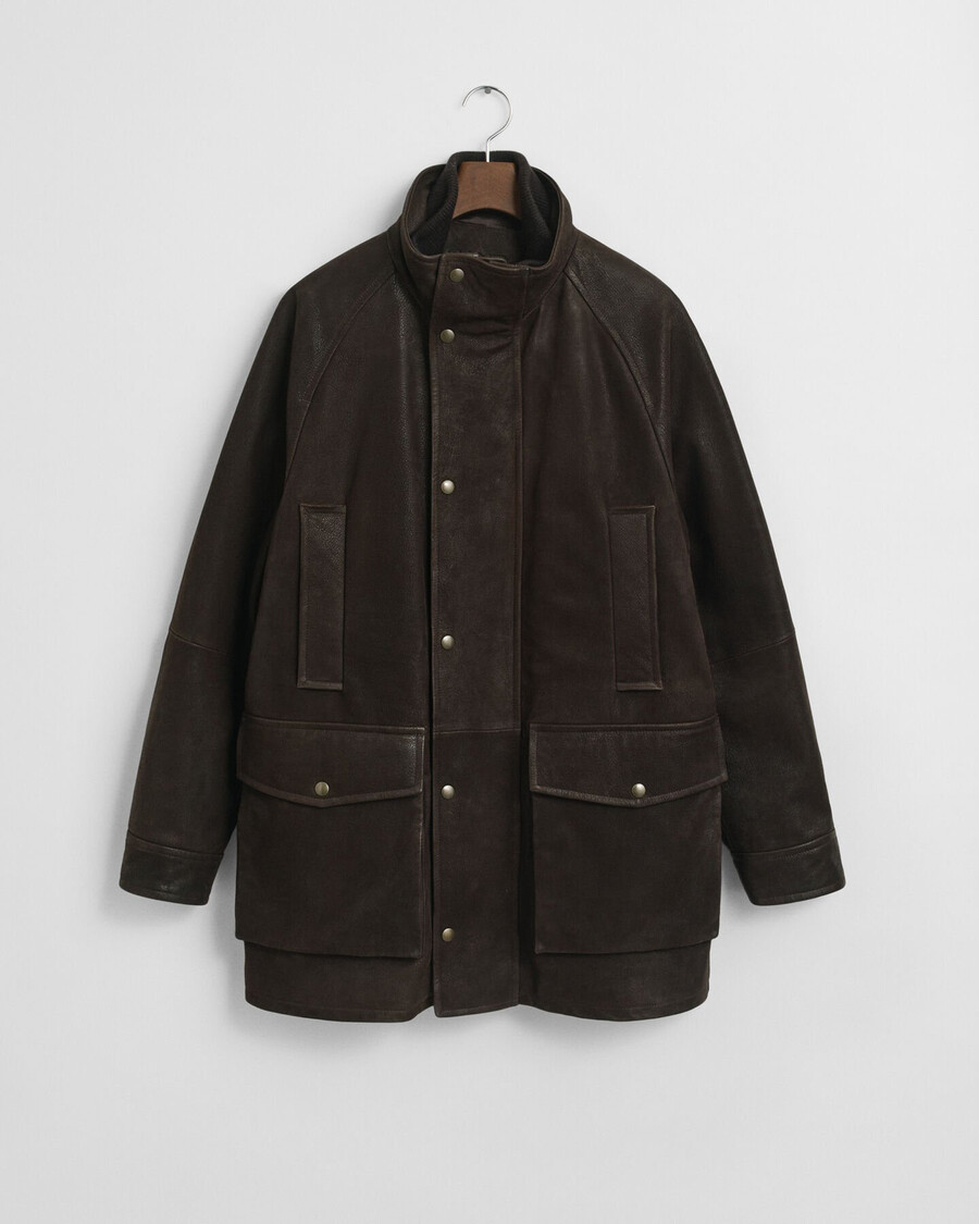 chaqueta decker de nobuk - marrón desierto
