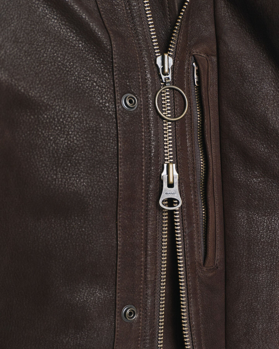 chaqueta decker de nobuk - marrón desierto