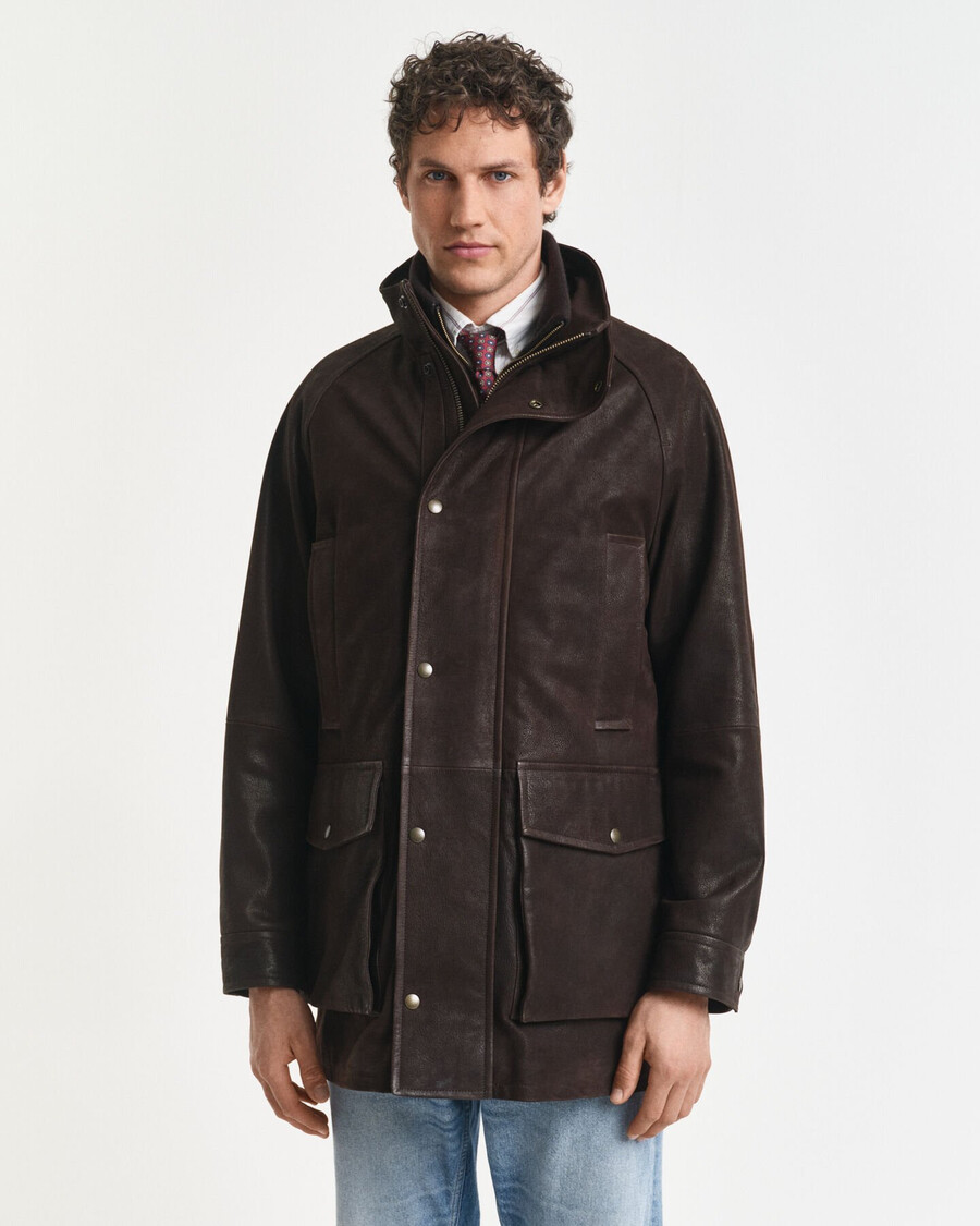 chaqueta decker de nobuk - marrón desierto