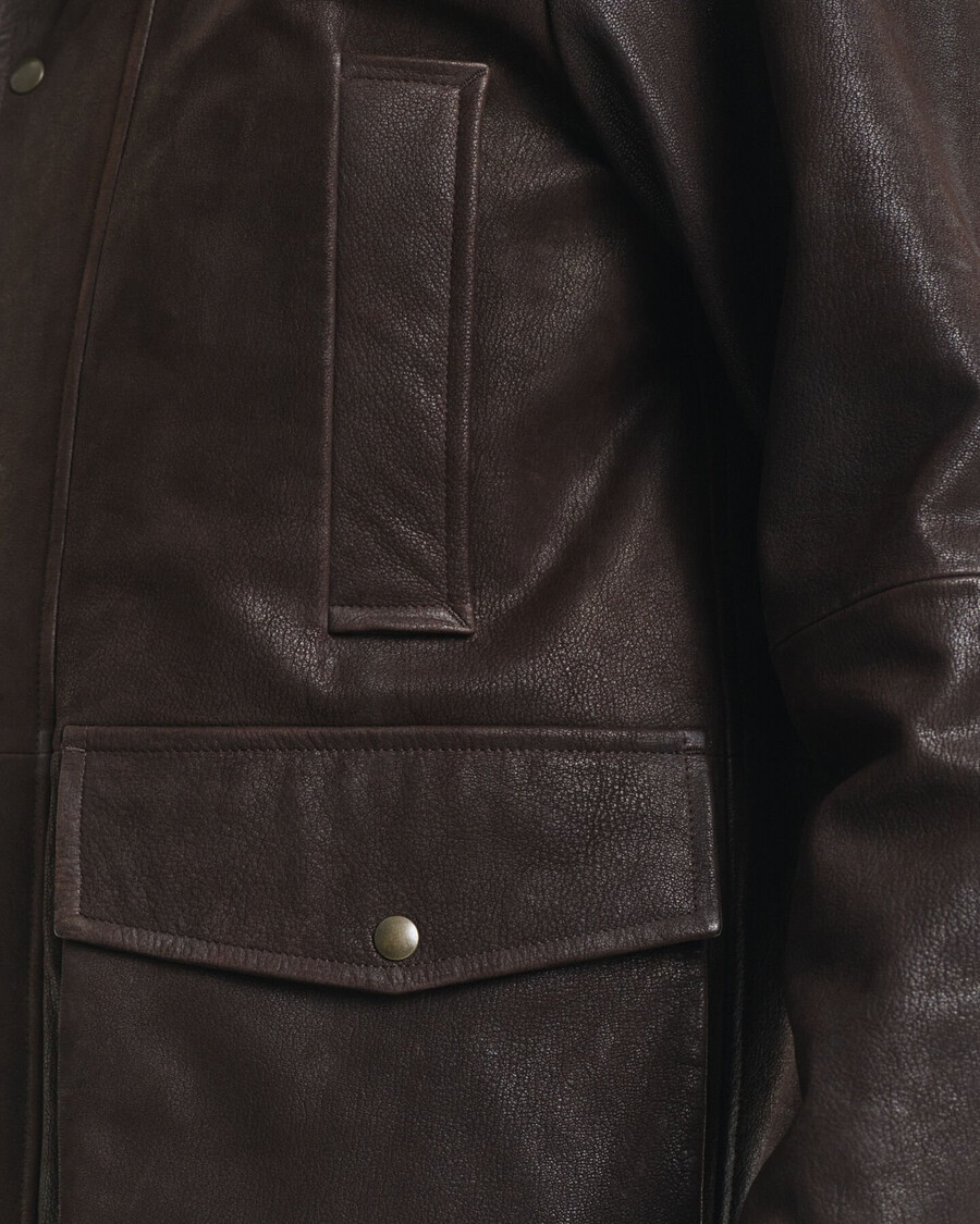 chaqueta decker de nobuk - marrón desierto
