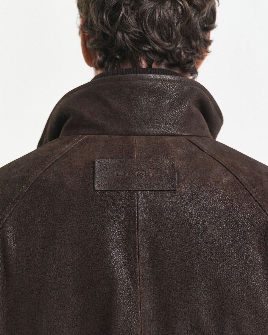 chaqueta decker de nobuk - marrón desierto