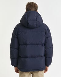 chaqueta acolchada de plumas - azul noche