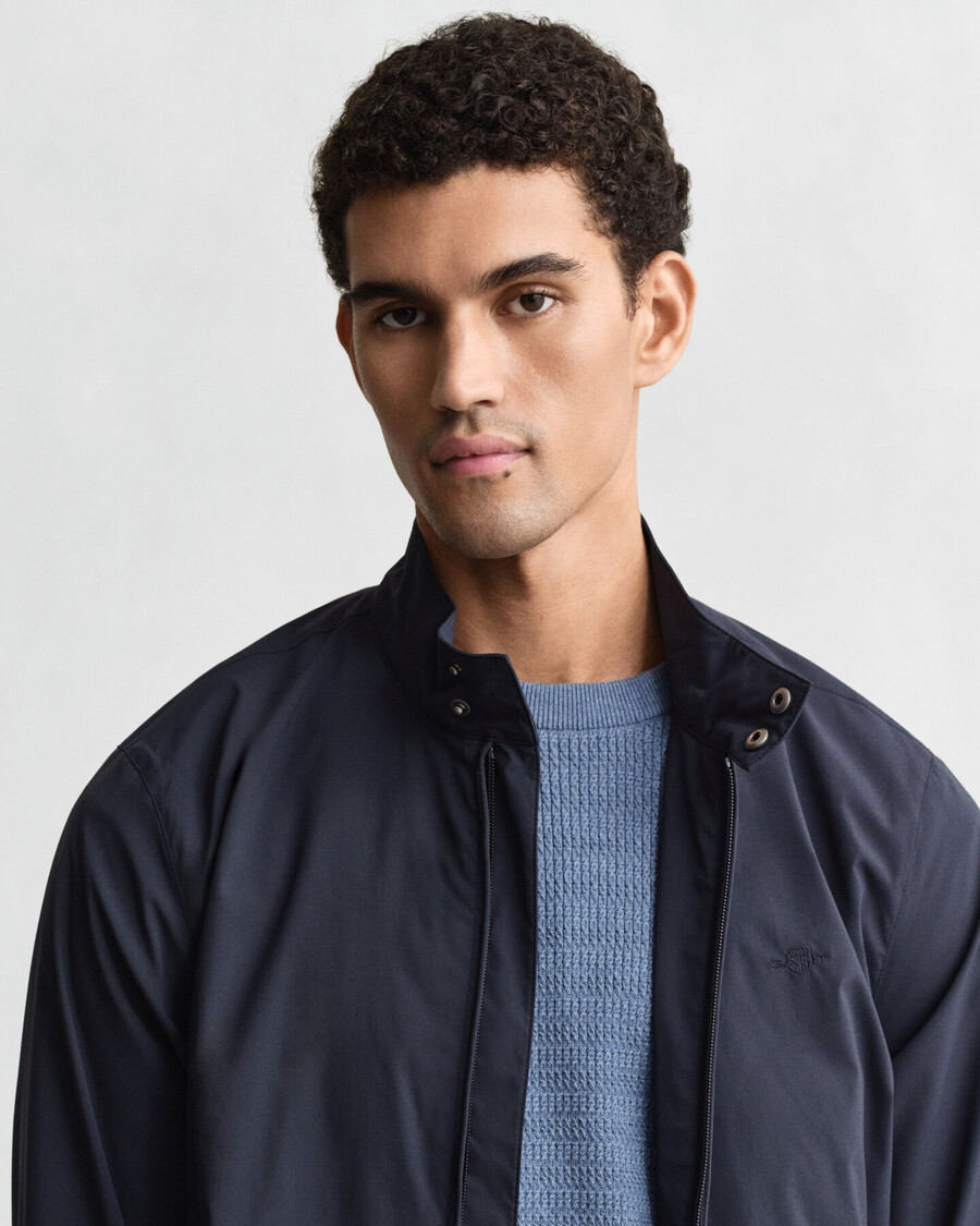 chaqueta harrington ligera - azul noche