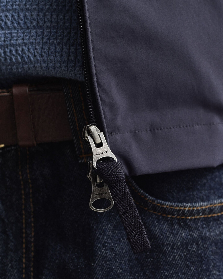 chaqueta harrington ligera - azul noche